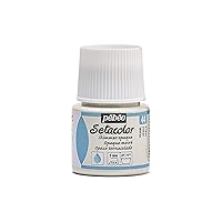 Pebeo Setacolor Opaque Fabric Paint 45-Milliliter Bottle, Shimmer Pearl, 1.52 Fl Oz (Pack of 1)