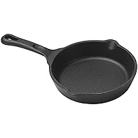 Winco Commercial-Grade Cast Iron Skillet with Handle, 5