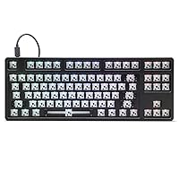 Drop CTRL High-Profile Mechanical Keyboard — Tenkeyless TKL (87 Key) Gaming Keyboard, Hot-Swap Switches, Programmable, Backlit RGB LED, USB-C, Doubleshot PBT, Aluminum (Black, Barebones) (Renewed)