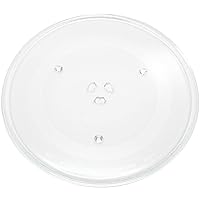 Replacement for Amana/Maytag UMC5200BAS Microwave Glass Plate - Compatible with Amana/Maytag DE74-20002 Microwave Glass Turntable Tray - 14 1/8