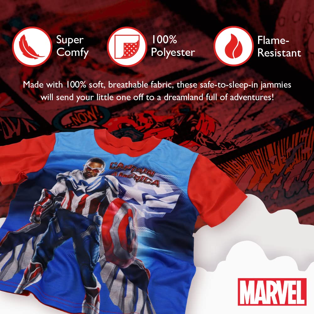 Marvel Black Panther: Wakanda Forever | Eternals | The Avengers, Spidey and his Amazing Friends 2-Piece Loose-Fit Pajamas Set