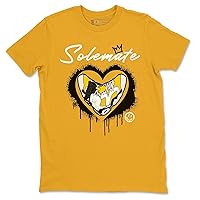 6s Yellow Ochre Design Printed Solemate Sneaker Matching T-Shirt
