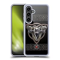 Head Case Designs Officially Licensed Anne Stokes Trio Wolves 2 Soft Gel Case Compatible with Samsung Galaxy S24+ 5G and Compatible with MagSafe Accessories