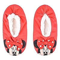 Minnie Mouse Girl's Snuggle Toe Plush Footlet Socks Slippers