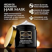 Argan Oil Conditioner Hair 16.9 oz Deep Moisturizer Leave In Hair Mask Pro, Gorgeous Beauty & Care