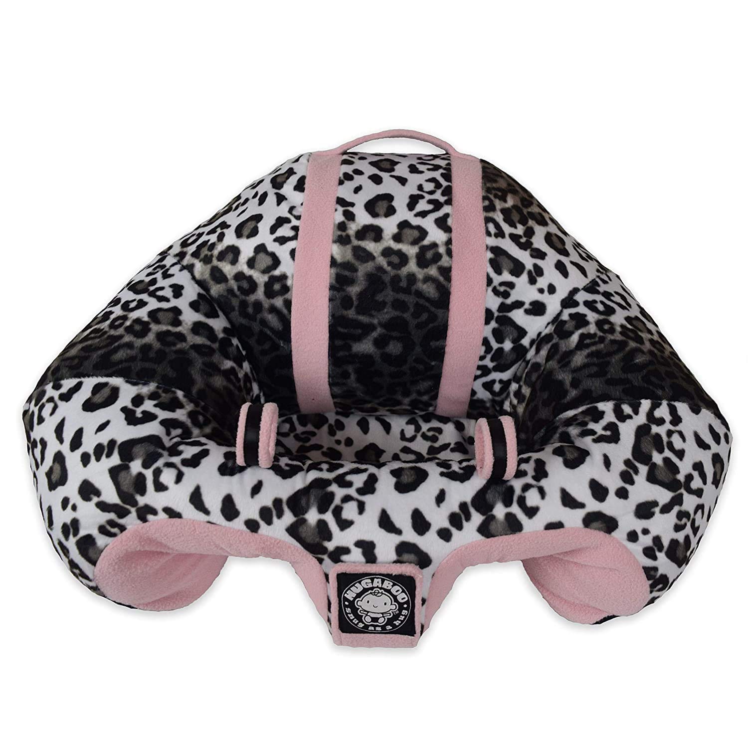 The Original Hugaboo Infant Sitting Chair | 2nd Edition | Pink Snow Leopard