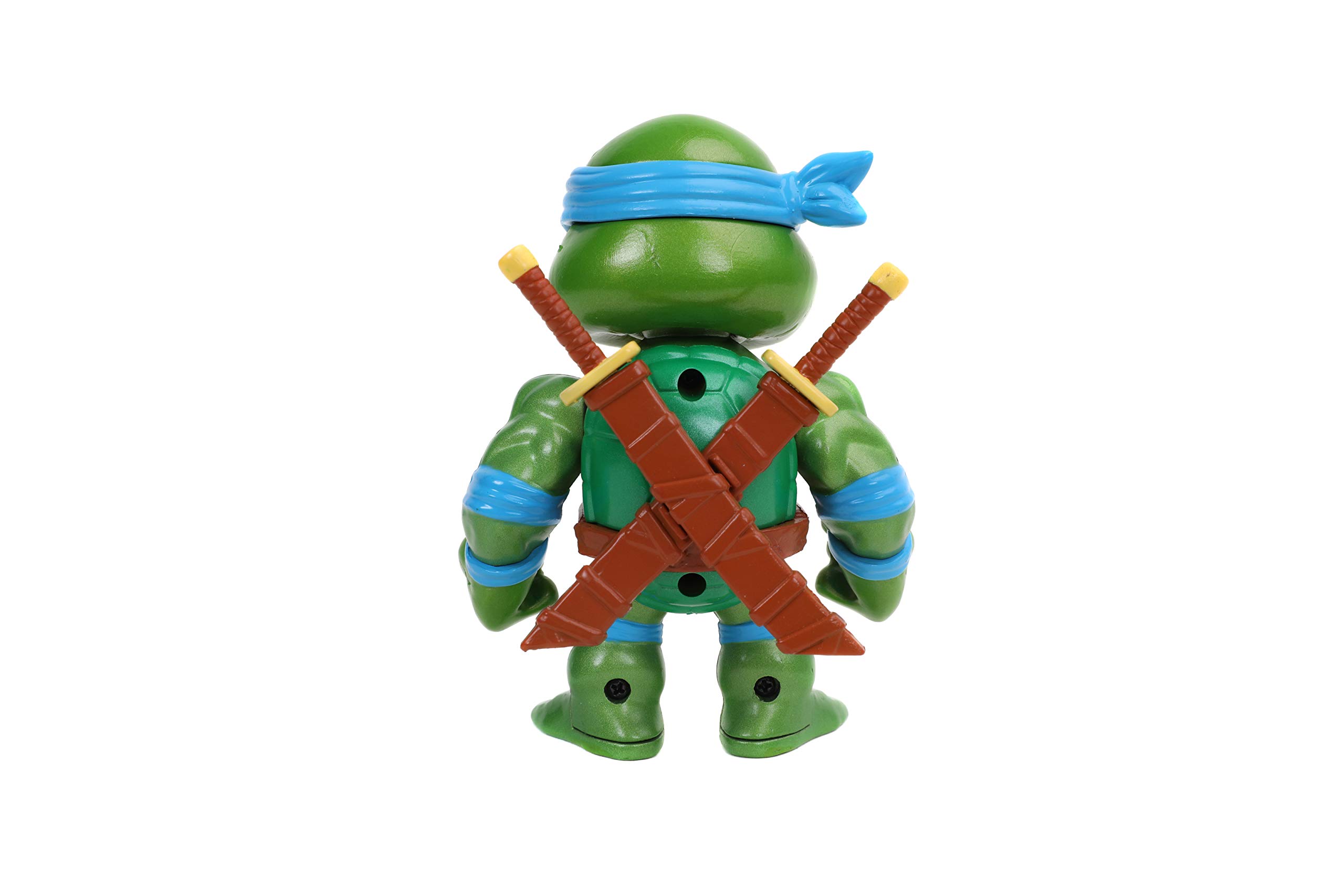 Jada Toys Teenage Mutant Ninja Turtles 4 Leonardo Die-cast Figure, Toys for Kids and Adults, Blue