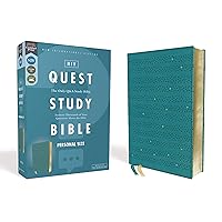 NIV, Quest Study Bible, Personal Size, Leathersoft, Teal, Comfort Print: The Only Q and A Study Bible NIV, Quest Study Bible, Personal Size, Leathersoft, Teal, Comfort Print: The Only Q and A Study Bible Imitation Leather