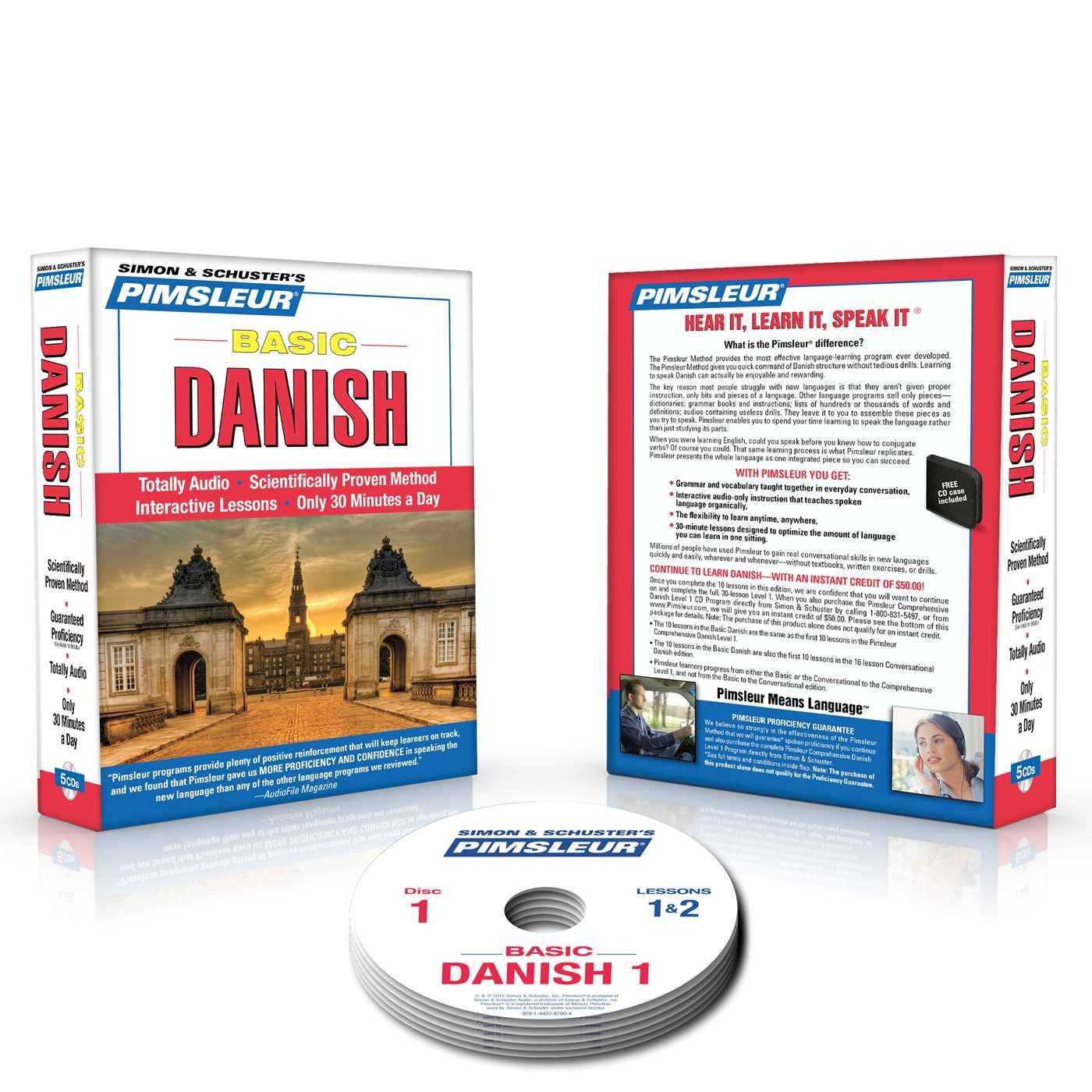 Pimsleur Danish Basic Course - Level 1 Lessons 1-10 CD: Learn to Speak and Understand Danish with Pimsleur Language Programs (1)