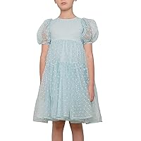 Girl's Ella Embroidered Dot Dress (Little Kids/Big Kids)