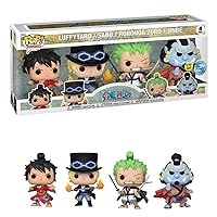 Funko Pop! Animation: One Piece 4 Pack (GW)(Exc), Collectible Action Vinyl Figure - 69107