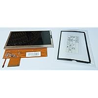 LCD Screen Replacement for PSP 1000 1001 Series w/Backlight & Cushion Gasket Sony OEM Original, Silver (TC-95222)