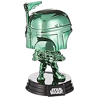 Funko 41901 Pop Disney: Star Wars - Boba Fett (Green Chrome) Summer Convention, Amazon Exclusive, Multicolor