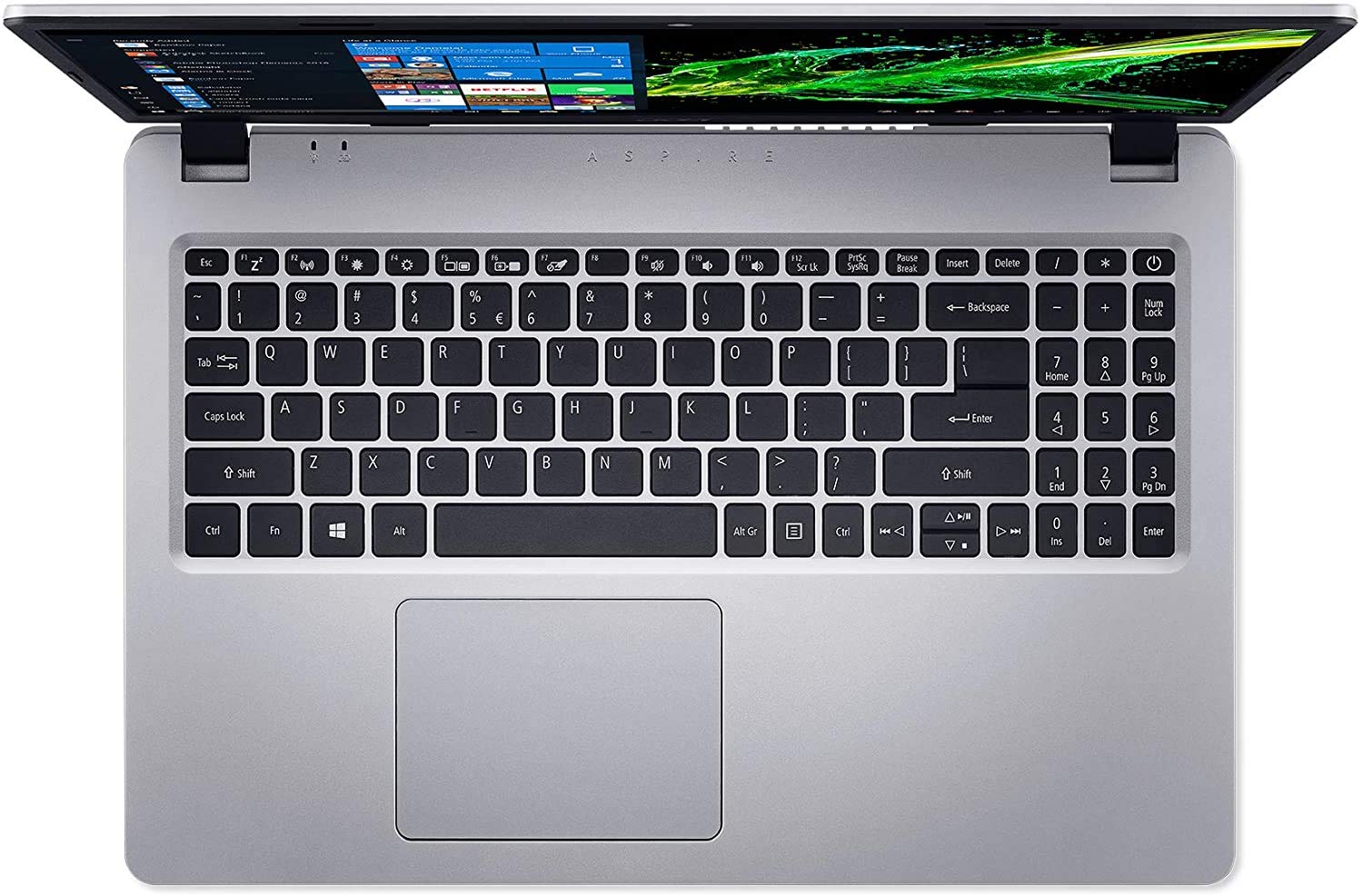 2021 Newest Acer Aspire 5 Slim Laptop, 15.6 inches Full HD IPS Display, AMD Ryzen 3 3200U, Vega 3 Graphics, 8GB DDR4, 128GB SSD, Backlit Keyboard, Windows 10 + Nly MP