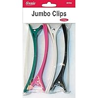 Annie Jumbo Hair Clips, 4 Per Pkg