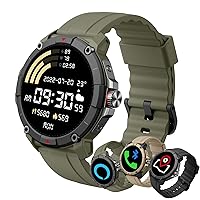 Running Watch, GPS Smart Watch That Record Your Pace, Heart Rate and More Exercise Data,100+ Sport Modes,Customized Plan,Waterproof,Bluetooth Calling,Alexa Built-in,GPS Watch (Rainforest)