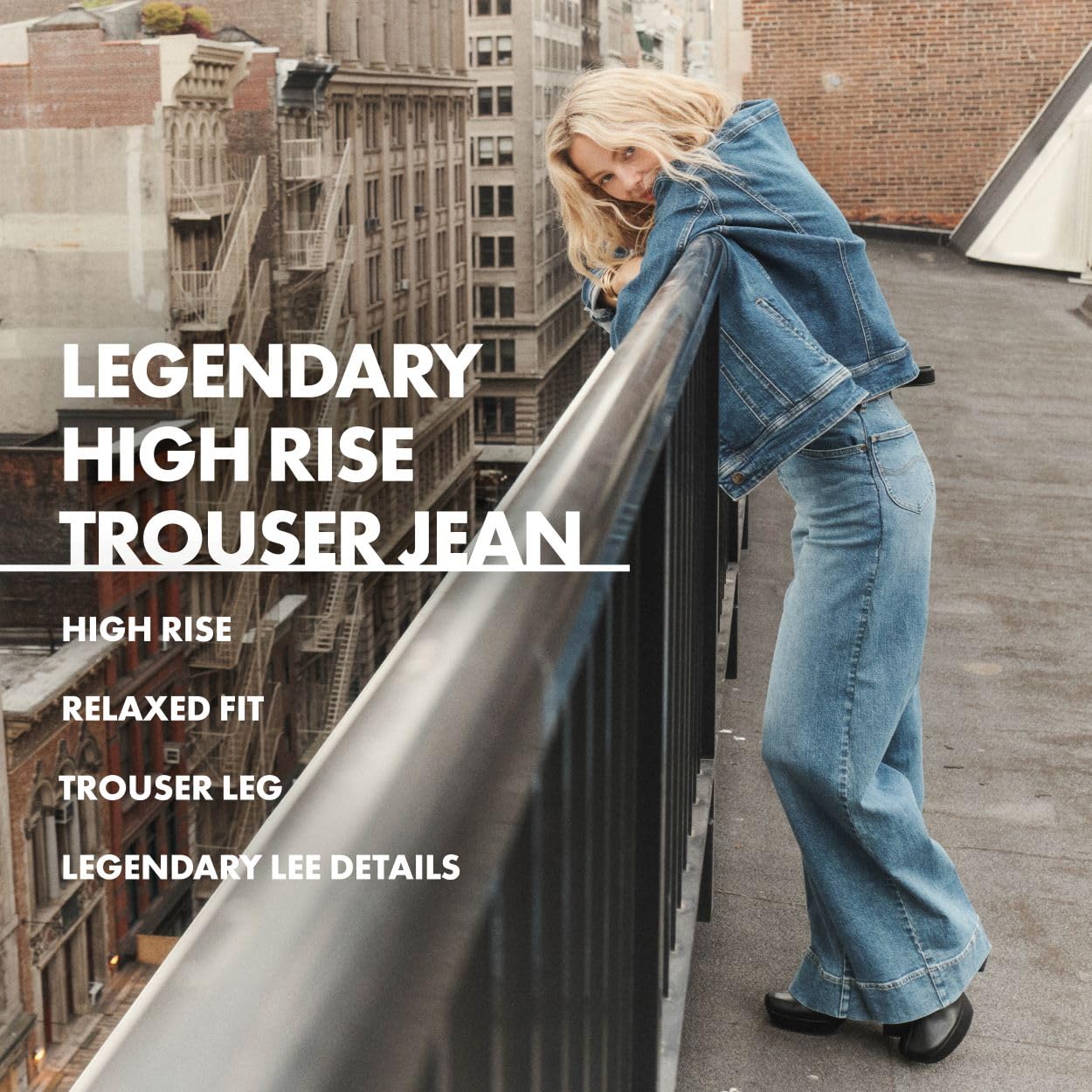 Lee Women's Legendary High Rise Trouser Jean