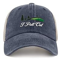 I Putt Out Hat Women Trendy Cap Women AllBlack Cap with Design Unique Gifts for Lawyer