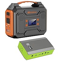 ZeroKor Portable Power Station 300W and 65W Portable Laptop Charger Battrey Pack, Portable Power Bank with AC Outlet for Home Use Camping RV Travel Van Life Explore