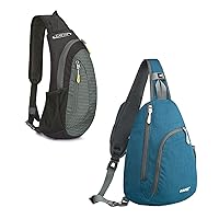 G4Free Sling Bags Men Women Cross Body Sling Backpack RFID Sling Bag Shoulder Backpacks for Hiking Outdoor