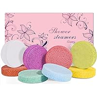 Shower Steamers Aromatherapy 8 Pack Bath Bombs Essential Oil Self Care Mother's Day, Relaxation Birthday Gifts Basket Stuffers for for Women Who Have Everything