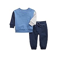 Unisex Baby Colorblock Fleece Outfit Set