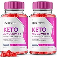 (2 Pack) True Form Keto ACV Gummies Advanced Weight Loss - True Form Keto Gummies, Tru Form SS Keto Gummies Diet, Apple Cider Vinegar Gomitas Keto Plus (120 Gummies)