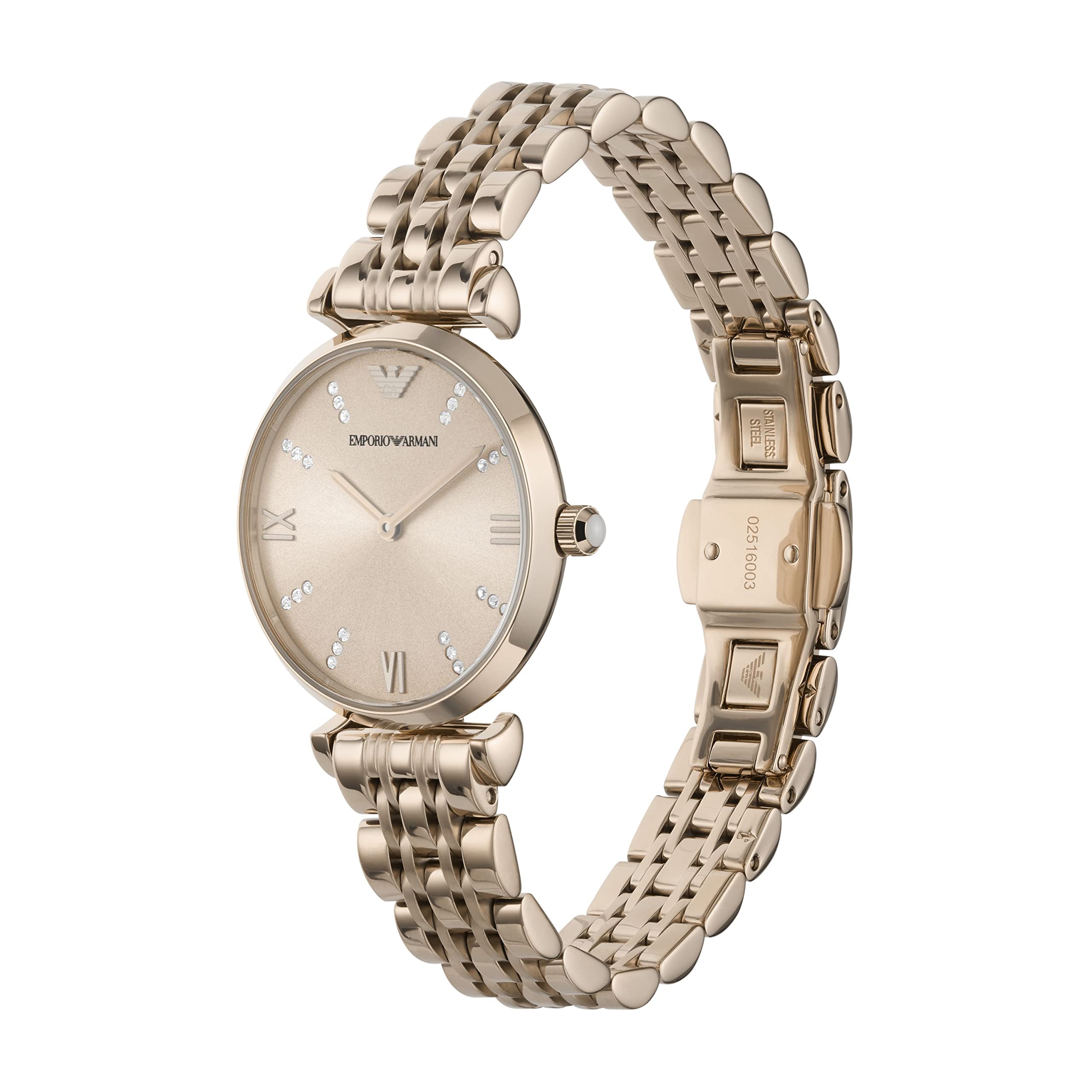 Emporio Armani Women's Dress Watch with Stainless Steel Band