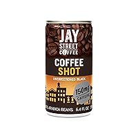 Coffee Shot, Unsweetened Black, 6.4 Ounce (Pack of 20)