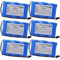 (6 Pack) 10.8V 1700mAh 3HAC16831-1 Lithium Battery for ABB Robot Arm Controller SMB CPU Server Backup Charging Battery