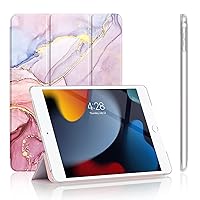 Soke Case for iPad 6th Generation 2018/ iPad 5th Gen 2017/ iPad Air 2 & 1, [Slim Trifold Stand + Auto Wake/Sleep], Premium Protective Hard PC Back Cover for Apple iPad 9.7 Inch (Dreamy Marble)