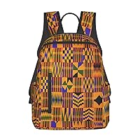 African Ethnic Pattern Print Large-Capacity Backpack, Simple And Lightweight Casual Backpack, Travel Backpacks