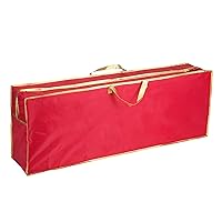 Simplify Holds Artificial 6 Feet Tall | Holiday Decorations Organizer | Large | Collapsible Duffle | Red Christmas Tree Storage Bag, 47