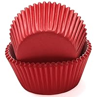 Chef Craft Classic Cupcake Liners, 50 count, Bright Red