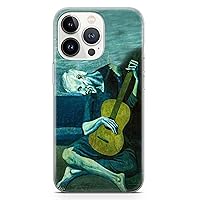 PadPadStore Picasso Artwork Phone Case Compatible with iPhone 13 Pro Max Clear Flexible Silicone Pablo Picasso Shockproof Cover