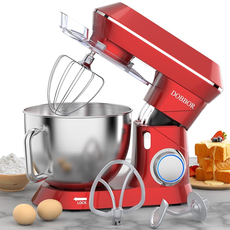 Advwin 3-in-1 Electric Stand Mixer 5L 1100W Meat Grinder Juicer 6 Speed  Dough Cake Mixer Red | Catch.com.au