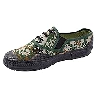 Icegrey Men's Work Shoes Slip-On Sneaker Chinese Army Shoes