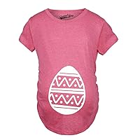 Maternity Easter Egg Baby Bump T Shirt Its A Girl Pregnancy Announcement Tee