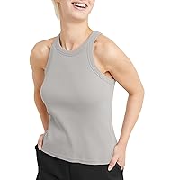 Hanes Women's Originals Racerback Tank Top, Cotton Ribbed Tank, Women's Sleeveless Shirt, Available in Plus