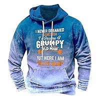 Pull Over Men's Hoodie Men 2023 Big And Tall Long Sleeve Sweatshirt Midweight Graphic Hoodies With Kanga Pockets