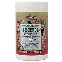 Coconut Oil Hair Mask, with Pure 100% Organic Coconut Oil, 14 Oz, Jar