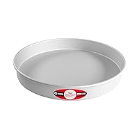 Fat Daddio's Anodized Aluminum Round Cake Pan, 14 x 2 Inch, Silver