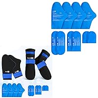 SuzziPad Foot Ice Pack Cooling Socks & Cold Gloves for Chemotherapy Neuropathy, Comfort Items for Chemo Patients, Ideal for Plantar Fasciitis, Hand Pain Relief, Gout Relief for feet, L