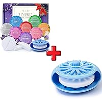 Sharlovly Shower Tablets with Shower Steamer Tray, Long Lasting Self Care Relaxation Gift