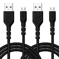 iSeekerKit PS4 Micro USB Charging Cable, [15FT 2Pack] Extra Long Fast Charging Cord, High Speed Android Charger Cable Compatible for Samsung Tablet/Galaxy S7 Edge/S6/S5,Android,HTC