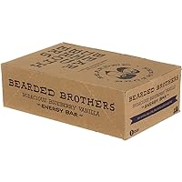 Bearded Brothers Bodacious Blueberry Vanilla Energy Bar - Raw, Vegan, Gluten & Soy Free, Non-GMO, Bars, 12 Piece