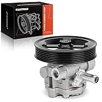 A-Premium Power Steering Pump, with Pulley, Compatible with Chrysler 200 2011-2014, Sebring 2007-2010 & Dodge Avenger 2008-2014, Journey 2009-2020, 2.0L 2.4L, Replace # 5151016AB, 63138N