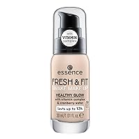 essence | Fresh & Fit Awake Make Up Foundation with Vitamin Complex & Cranberry Water | Fresh Ivory & Cruelty Free