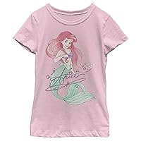 Disney Girl's Princess Signed Ariel T-Shirt