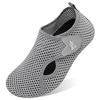 LeIsfIt Water Shoes for Women Men Wide Swim Beach Barefoot Shoes Quick Dry Aqua Socks for Pool Diving Boating River Yoga Lake Surf